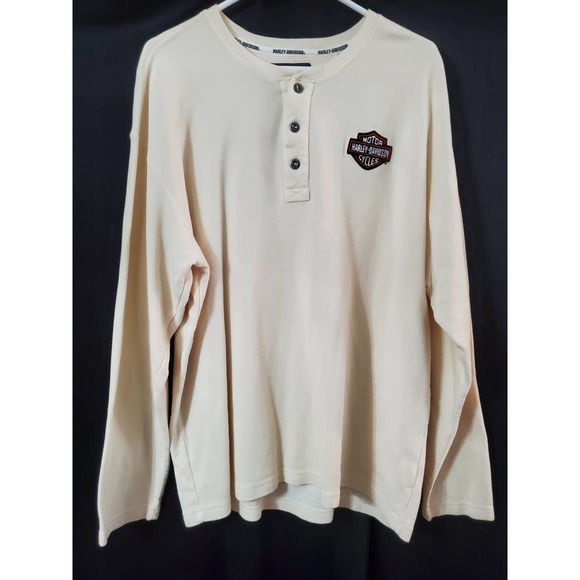 Lot, Harley Davidson Embroidered Mens LS Shirts, XL - Picture 5 of 9